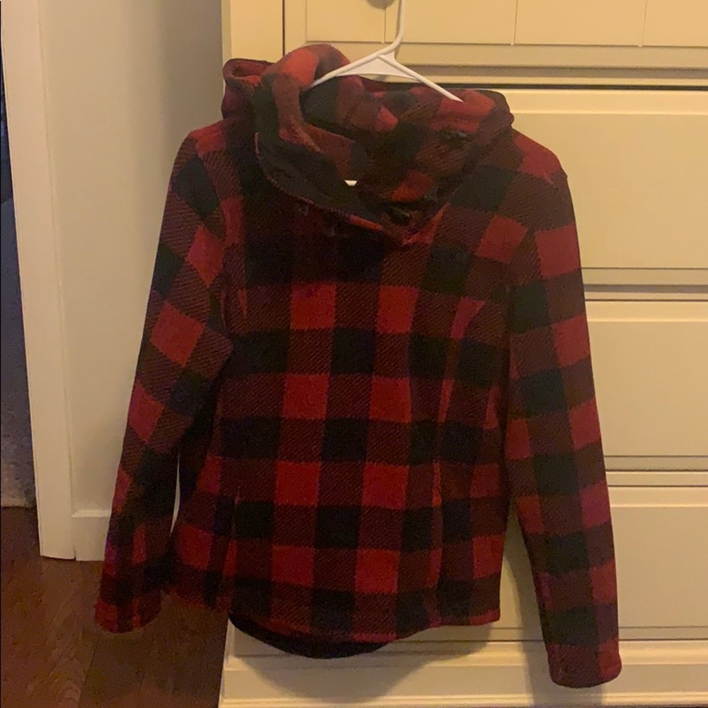 Buffalo plaid fleece